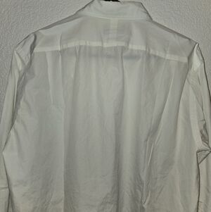 Claiborne White Button Up Mens Shirt